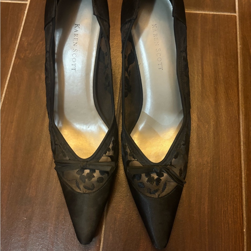 Karen Scott Black Heels Size 7.5